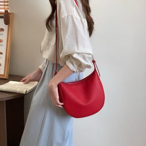 MBH Minimalist Leather Tote Bag Large Capacity Shoulder Bag with Strap