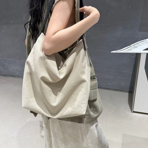 MBH 2025 Summer Minimalist Relaxed Casual Tote Shoulder Bag